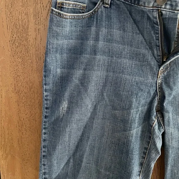 a.n.a Blue Denim Boyfriend Shorts - Picture 3 of 8